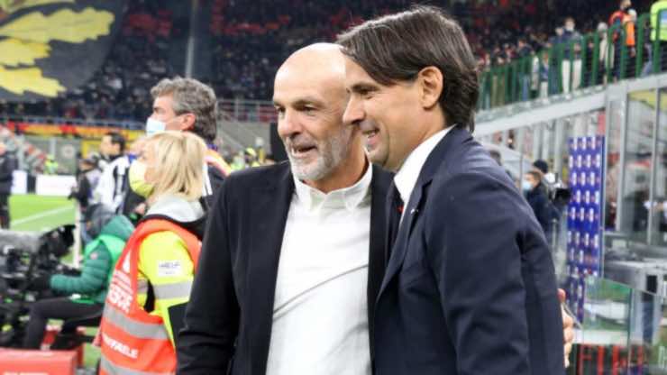 Pioli e Simone Inzaghi