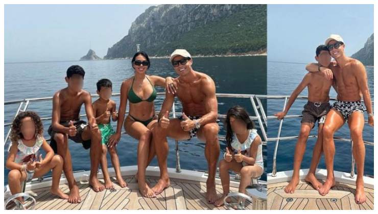 Ronaldo e Georgina famiglia