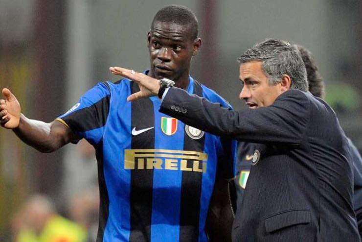 Balotelli e Mourinho