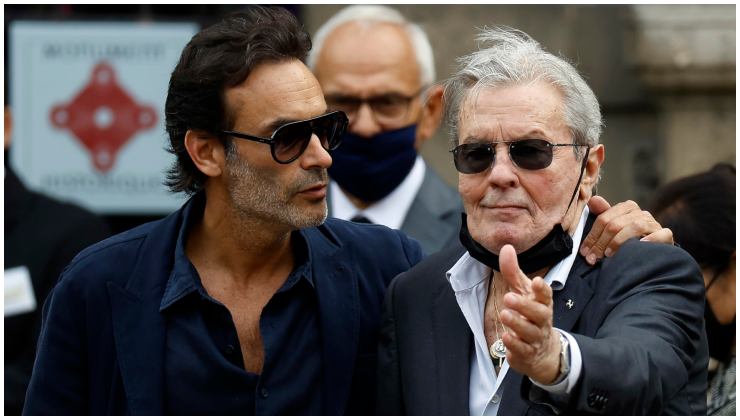 Alain Delon e figlio tv