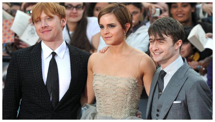 Daniel Radcliffe e gli amici Harry Potter