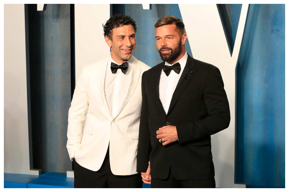 Ricky Martin e il marito a Cannes