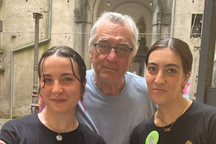 Robert De Niro a Napoli in vacanza