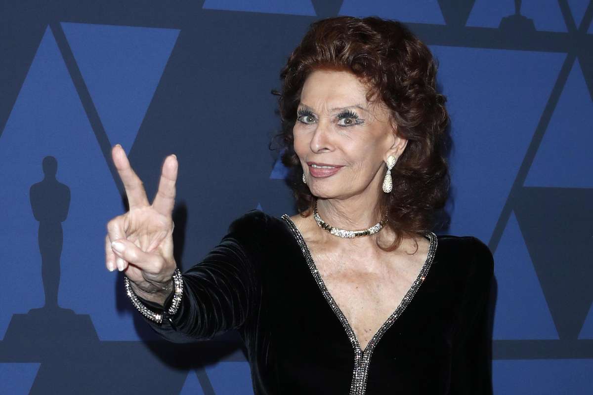 La compianta attrice Sophia Loren