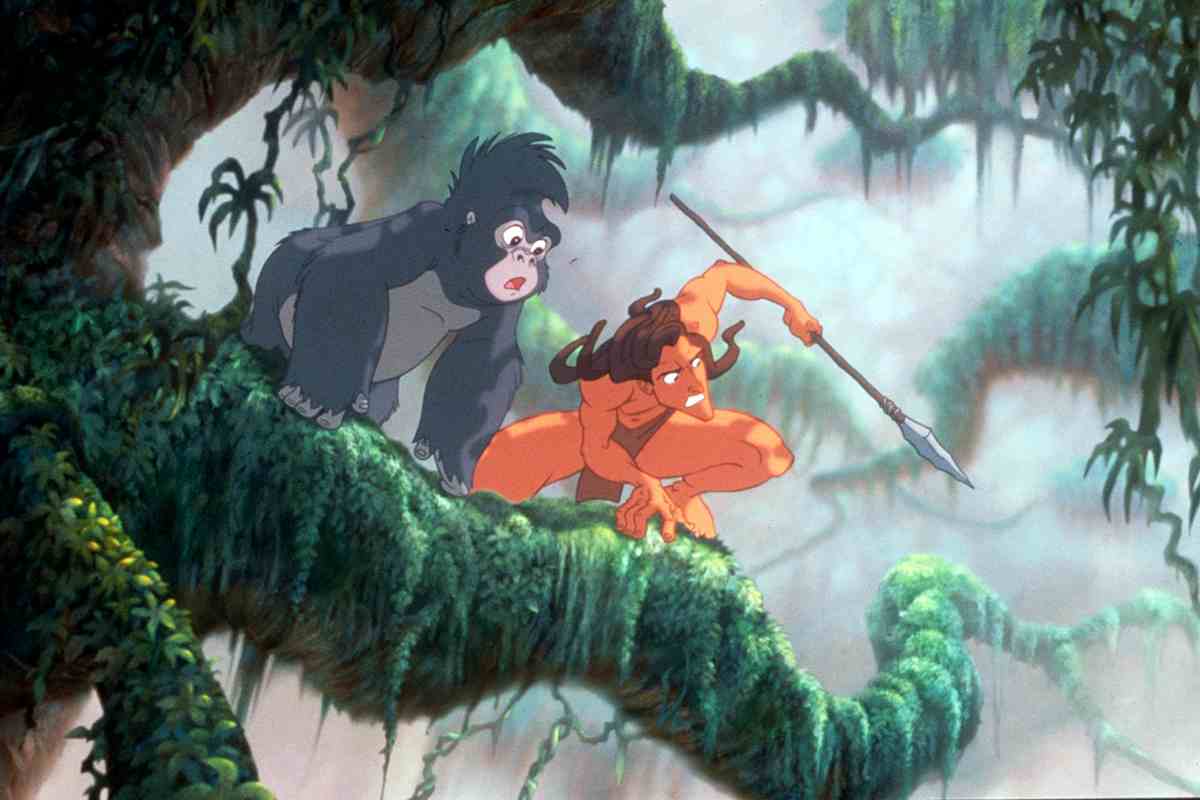 Un frame di Tarzan
